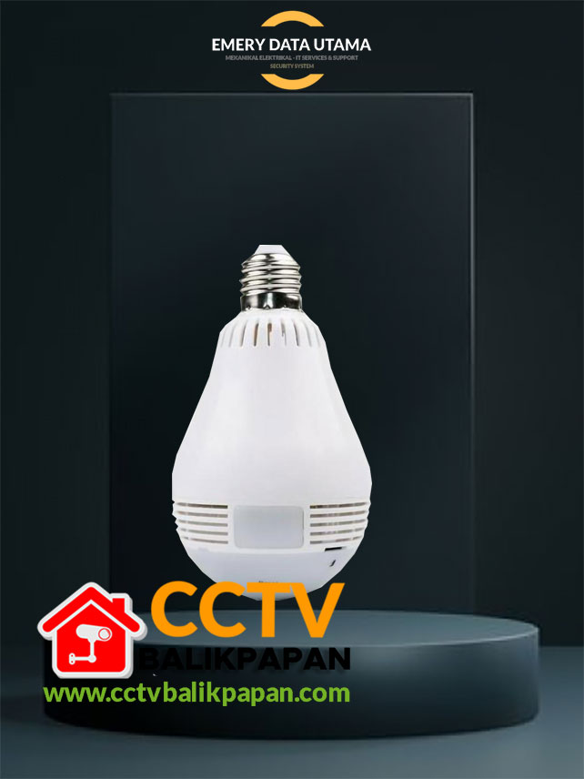 CCTV Lampu / Bohlam 1,3MP HD Wifi Panorama Camera