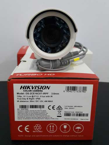 KAMERA OUTDOOR CCTV HIKVISION 1MP DS-2CE16C0T-IRPF