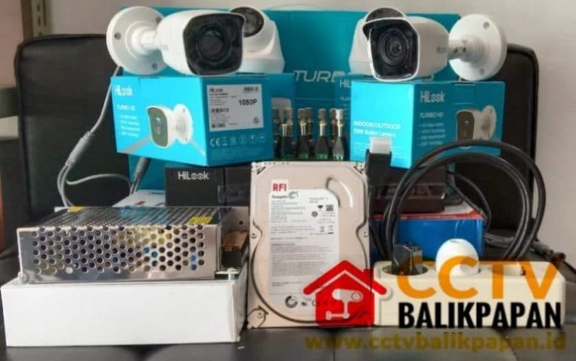 PAKET CCTV 4 KAMERA HILOOK 2 MEGAPIXEL 1080P HD